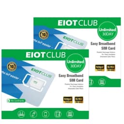 EIOTCLUB Unlimited Data SIM Card, Supports 30+ Europe Countries, No Contract, Ideal for Hotspot, Router, Tablet, Laptop, 30 Days