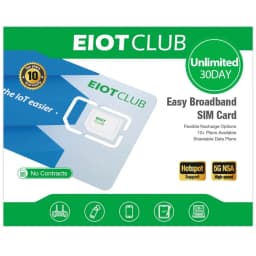 EIOTCLUB Unlimited Data SIM Card, Supports 30+ Europe Countries, No Contract, Ideal for Hotspot, Router, Tablet, Laptop, 30 Days