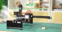 NEJE 5 A40630 20W Portable Small Laser Engraver Laser Cutting Machine for Logo Metal Wood Plastic Acrylic Leather Acrylc Beginne