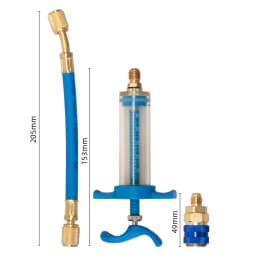 Car Oil Injection Tool 1Oz Air Conditioning Oil Injector Low Side Refrigerant Fluid Filler Tube for Vehicle Home Air Conditioner