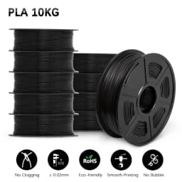 SUNLU 10KG 3D PLA/PETG/PLA PLUS/Clear Filament 1.75mm 10Roll 1KG 3D Printer Neatly Wound 3D Filament for 3D Printer& 3D Pen