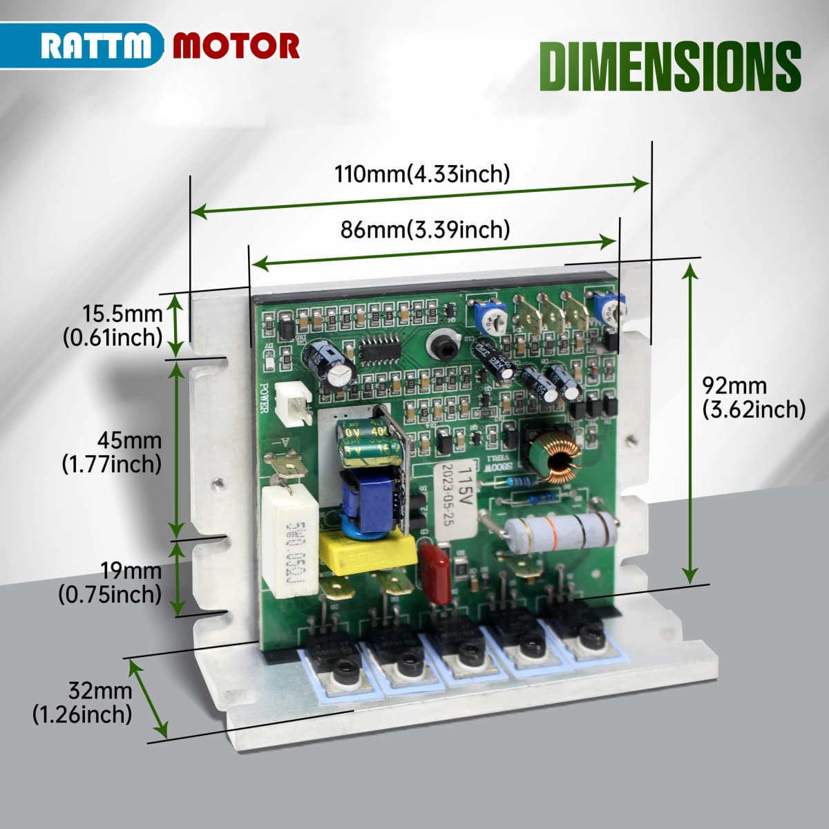 【EU Stock】Main Control Board For WM210 CD210V CJ0618-182 220V Mini Lathe Circuit Board Control Panel PCB