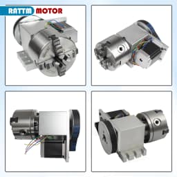 【EU BR】K11-100/K12-100mm 3/4 Jaw Chuck 100mm 4th Axis + Tailstock Kit for Mini CNC Router/Woodworking Engraving
