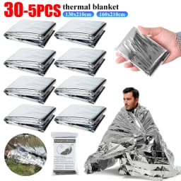 30-1PCS Emergency Rescue Blanket Outdoor Survive First Aid survival blanket Military Rescue Kit Rescue Foil Thermal Blanket 