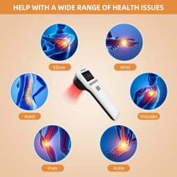 880mW Home Use Pain Relief Machine for Human And Pets Portable Red Light Cold Laser Physiotherapy Wound Healing & Arthritis
