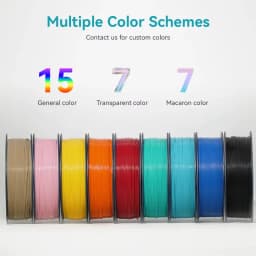 SUNLU 5KG PETG /Clear 3D Printer Filament 1.75mm 1000g Spool (2.2lbs) Neatly Arranged No Knot Filament Fit Most FDM Printer