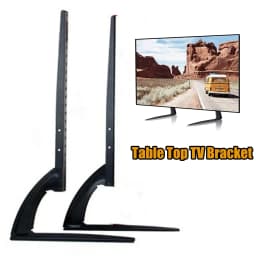 Universal TV Stand Base For 32''-70" Plasma LCD Flat Screen Height Adjustable Monitor Mount Bracket Load Up To 35Kg