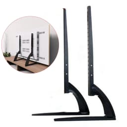 Universal TV Stand Base For 32''-70" Plasma LCD Flat Screen Height Adjustable Monitor Mount Bracket Load Up To 35Kg
