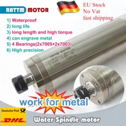 2.2KW 220V ER20 CNC Router Milling Kit Waterproof Water Cooled Spindle Motor For Metal