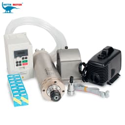 2.2KW 220V ER20 CNC Router Milling Kit Waterproof Water Cooled Spindle Motor For Metal