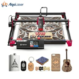 Algolaser Alpha 10W Laser Engraver Laser Cutter 12000mm/min DIY Gifts Handmade Business Tools For DIY Wood Metal Acrylic Leather