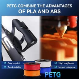 JAYO 5.5KG 3D PETG / High Speed Matte PETG / PLA Classic Printer Filament 1.75mm 3D Printer Filament Neatly Wound PETG for 3D