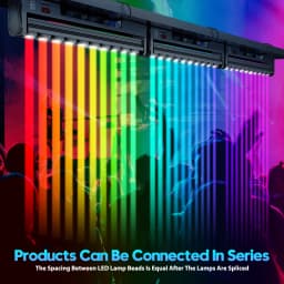 LeLeght 250W RGBW Beam Wall Washer Light 4 IN 1 Wall Washing Rotatable Lamp Stage Swing Dot Light for Party Concert Disco DJ