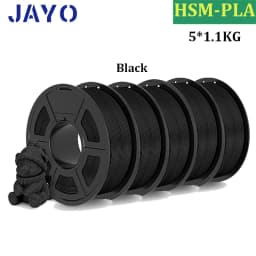 JAYO 5Rolls PETG PLA HSMPETG PLA PLUS PLA META High Speed matte PLA 1.75mm Materials for 100% No Bubble &FDM for 3D Printing