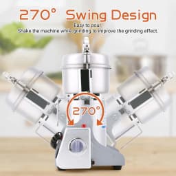 800G/2500G High Power Electric Grain Mill Grinder Swing Spice Grinders Stainless Steel for Herbs, grains, spices, cereals, corn