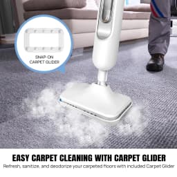2000W Electric Steam Mop With 400ml Water Tank,Fast Heating, High Steam Output, Cleans All Types Of Floors And Windows, Carpets