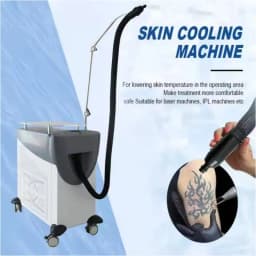 Cold Air Skin Cooling Device Laser Treatment Fast Cryogenic Low Noise Professional Beauty Cooling Equipment