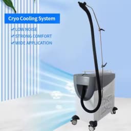 Cold Air Skin Cooling Device Laser Treatment Fast Cryogenic Low Noise Professional Beauty Cooling Equipment