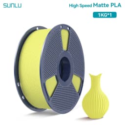 SUNLU（PLA Classic)High Speed Matte PLA Filament 1.75mm 1kg Spool (2.2lbs) High Speed Printing Filament Fit Most FDM Printer