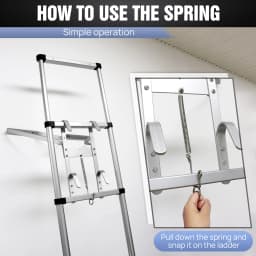 V-Shaped Universal Down Pipe Stand Off, Ladder Accessory Helps Stop Your Ladder Slipping Keep Safety for Fits Most Ladders