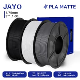 JAYO 3D PETG / PLA Plus / PLA Matte Printer Filament 1.75mm 3D Print Range High Flow Speedy PETG 3D Printer Filament For 3D