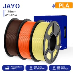 JAYO 3D PETG / PLA Plus / PLA Matte Printer Filament 1.75mm 3D Print Range High Flow Speedy PETG 3D Printer Filament For 3D