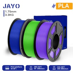 JAYO 3D PETG / PLA Plus / PLA Matte Printer Filament 1.75mm 3D Print Range High Flow Speedy PETG 3D Printer Filament For 3D
