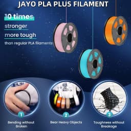 JAYO 3D PETG / PLA Plus / PLA Matte Printer Filament 1.75mm 3D Print Range High Flow Speedy PETG 3D Printer Filament For 3D