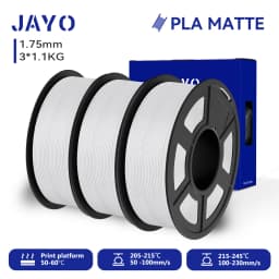 JAYO 3D PETG / PLA Plus / PLA Matte Printer Filament 1.75mm 3D Print Range High Flow Speedy PETG 3D Printer Filament For 3D