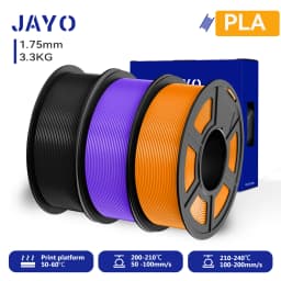 JAYO 3D PETG / PLA Plus / PLA Matte Printer Filament 1.75mm 3D Print Range High Flow Speedy PETG 3D Printer Filament For 3D