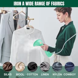 Handheld Clothes Steamer, Portable Garment Steamer Clothing for Home Office Travel, 30s Fast Heat-up 1500W Steam Iron with 300ML