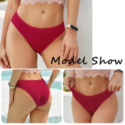 4PCS/SET Women's Cotton Panties Sexy Soft Striped Underpants 12 Solid Color Briefs Female Comfortable Stretch Lingerie M-XL