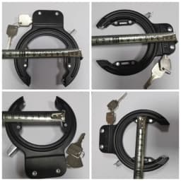 Bicycle Frame Wheel Clamp Lock Maximum Security for Bikes Simple,Fast & Easy To Apply Suitable for Everyday Use,Strong,Reliable