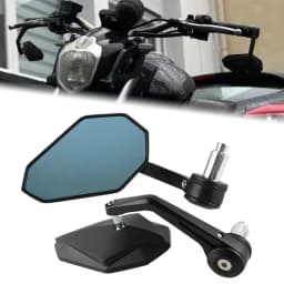 Universal 7/8"Motorcycle Bar End Rearview Mirror Side Mirrors For DUKE250 DUKE390 Suzuki Yamaha MT03 Motorcycle Accessories