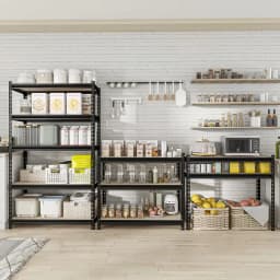 60/72 Inch Heavy-duty Metal Storage Rack, With A Load-bearing Capacity Of 2000 Pounds Per Layer, Adjustable Height