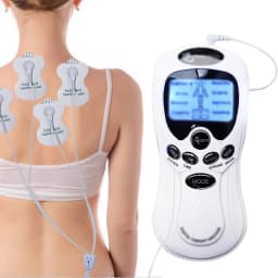 Electric Pulse Massager Muscle Stimulator Full Body Relax TENS Unit Machine Neck Back Arm Leg Relax Massage with Electrodes