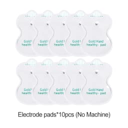 Electric Pulse Massager Muscle Stimulator Full Body Relax TENS Unit Machine Neck Back Arm Leg Relax Massage with Electrodes