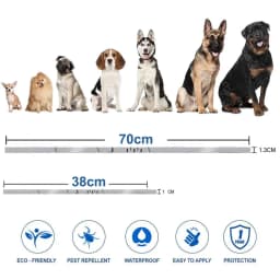 Extendable Pet Dogs Flea Collar Antiparasitic Calming Necklace Personalized Anti-Flea and Tick Mosquito for Big Dog Puppy Cat
