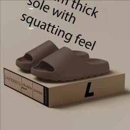 Coconut Slippers Feel like Stepping on Shit Thick-soled Sandals Summer New Non-slip Wearing Sandals