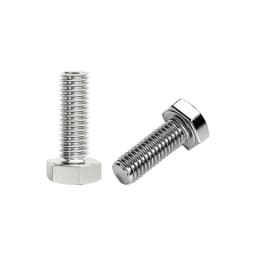 304 Stainless Steel A2-70 DIN933 Hexagon Head Bolts Full Thread Metric Fasteners M3 M4 M5 M6 M8 M10 M12