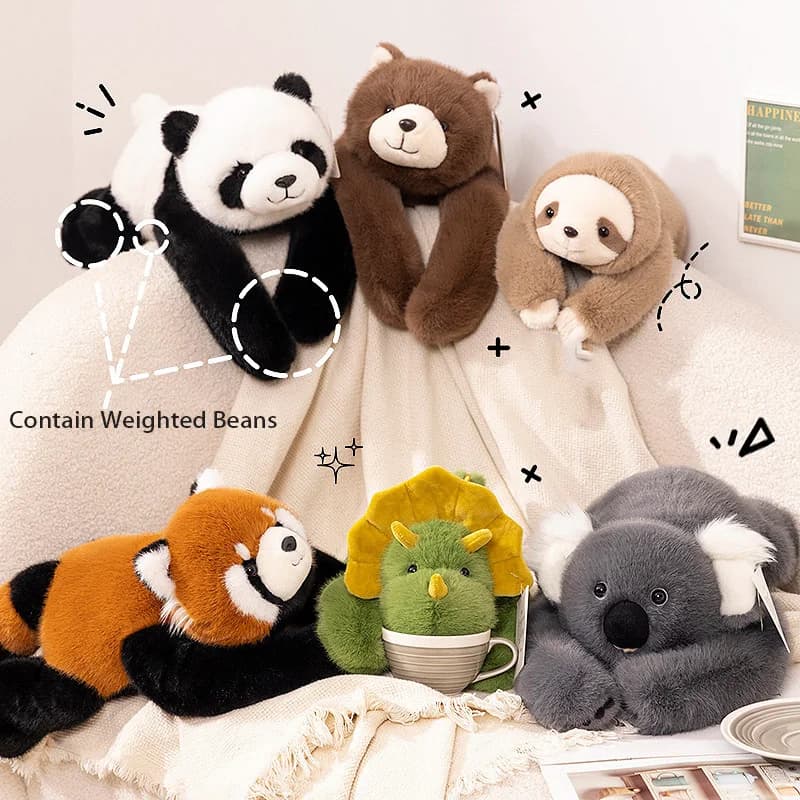 65CM Stuffed Weighted Long Arm Soft Lazy Fluffy Plush Decompression Pillow Gifts For Boys Girls