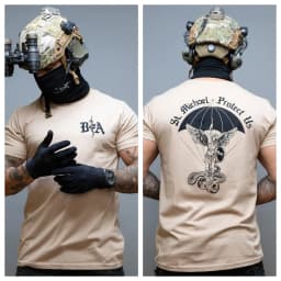 2026 St. Michael - Protect Us _ T-shirt - Suitable for Sports Wear Pure Cotton