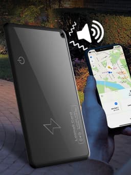 Wireless Charging GPS Locator Waterproof Work with Apple Find My App Item Locator Tracking Device for Luggage Tag Purse Passport