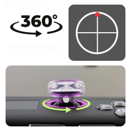1Pair/2Pcs For Legion Go 2 Liquid Silicone Joystick Caps Stick Thumb Grip Transprent Rocker Cap for Legion Go 2 Game Accessories