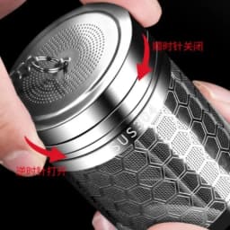 1pc Tea Infuser, Extra Fine Mesh Tea Strainers for Loose Tea, Stainless Steel Tea Strainer with Extended Chain Hook