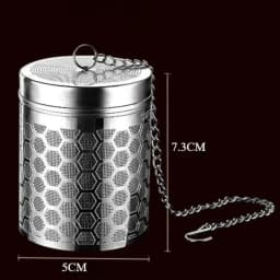 1pc Tea Infuser, Extra Fine Mesh Tea Strainers for Loose Tea, Stainless Steel Tea Strainer with Extended Chain Hook