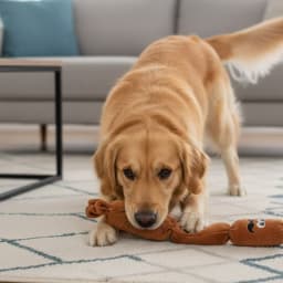 Simulated Sausage Plush Chew Toy for Dogs: Press-to-Squeak with BB Sound, Durable Chew-Resistant & Self-Play Boredom Relief Toy