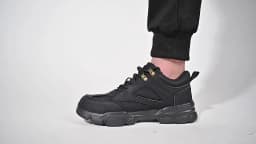 Men Work Shoes Steel Toe Cap Safety Boots European Standard Anti-smash Anti-puncture Men Shoes Light Waterproof Safety Shoes