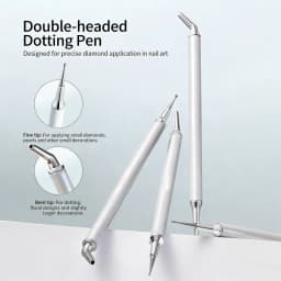 1/5/10Pc Dual-ended Rhinestone Gems Picker Dotting Pen Wax Pencil Acrylic Handle Crystal Studs Picker Manicure Nail Art DIY Tool