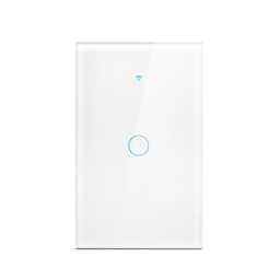 US WiFi Smart Wall Switch Touch Sensor LED Light Switches RF433 1/2/3/4 Gang Works with Tuya Smart Home APP Alexa Google Home
